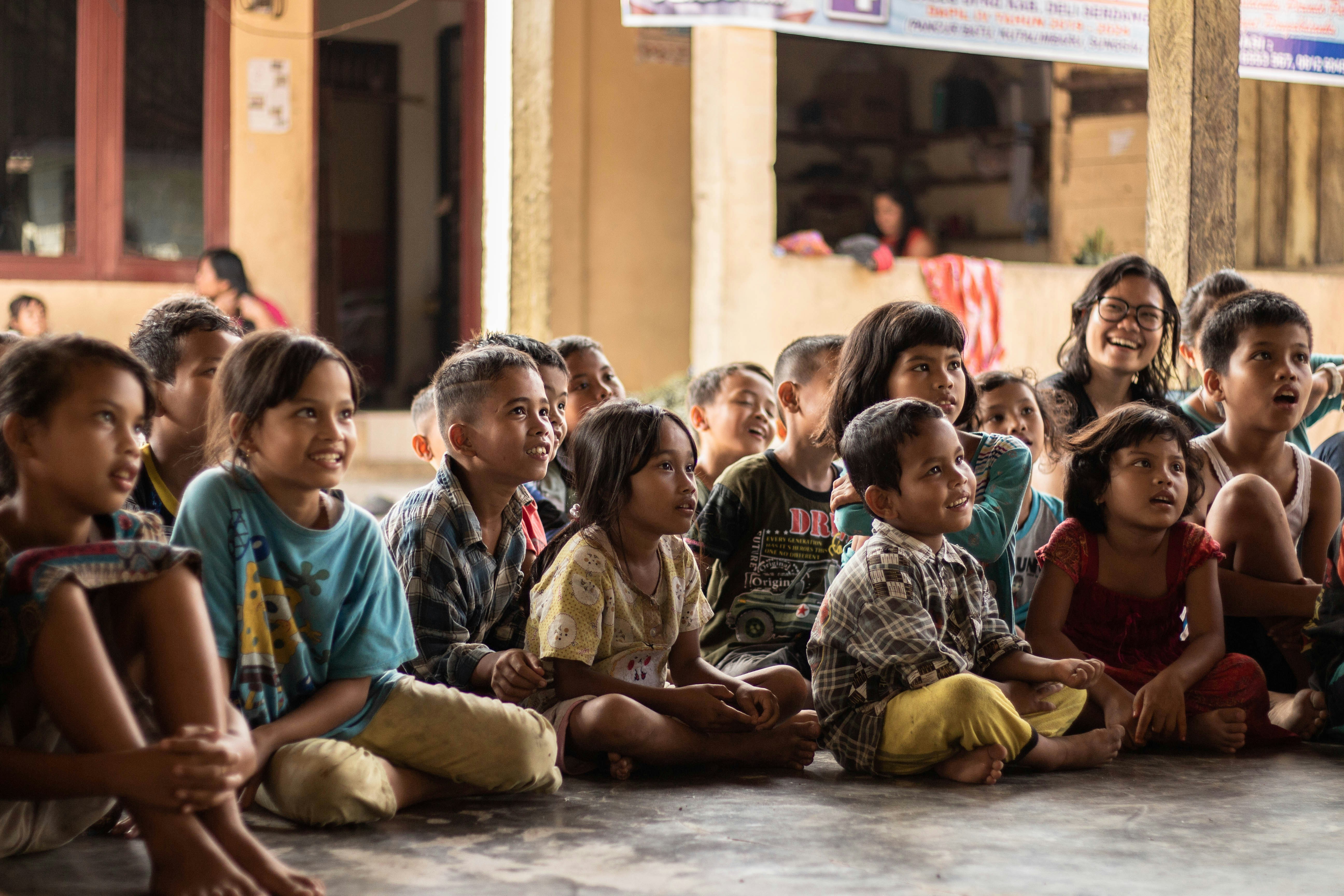 Children in community learning program